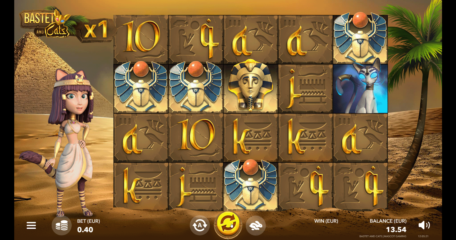 Image of exciting cats gameplay