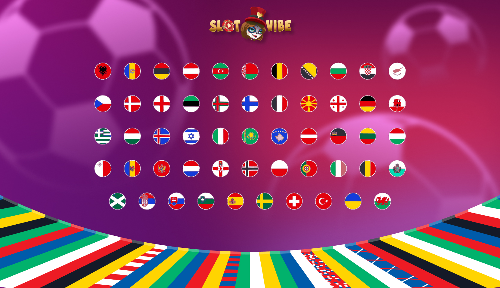 EURO 2024 tournament flags slotvibe
